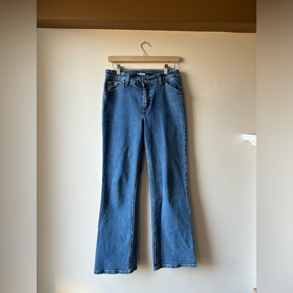 VINTAGE | Cotton Ginny high rise Flair jeans | 7